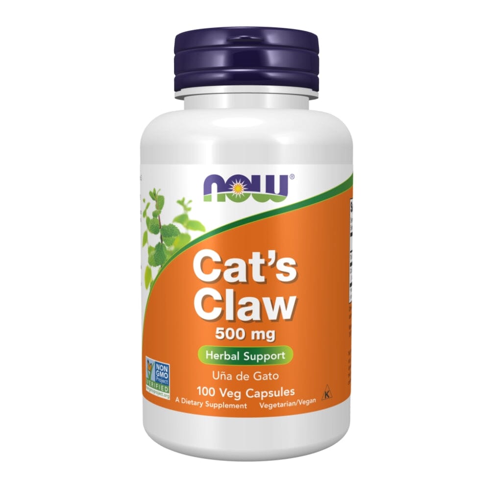 Now Foods Cat's Claw 500 Mg 100 Capsules Herbs Now Foods 
