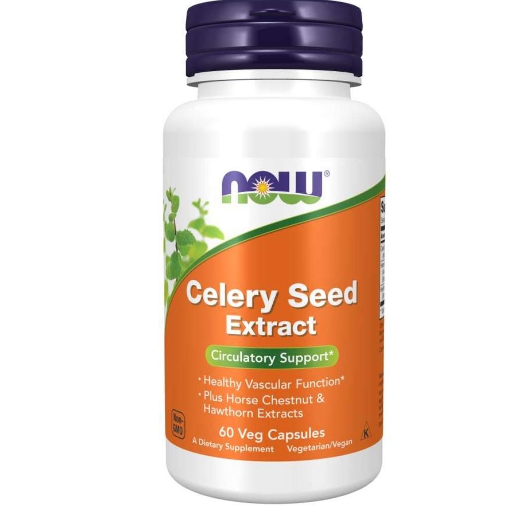 Now Foods CELERY CIRCULATION 60 Vege Capsules Specialty Health Products Now Foods 