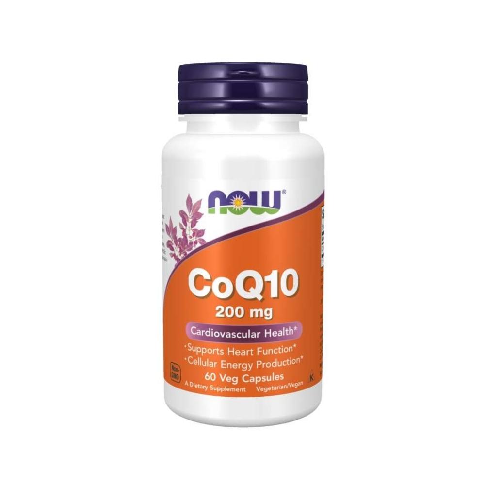 Now Foods CoQ10 200 Mg 60 Vegetable Capsules Antioxidants / CoQ-10 Now Foods 
