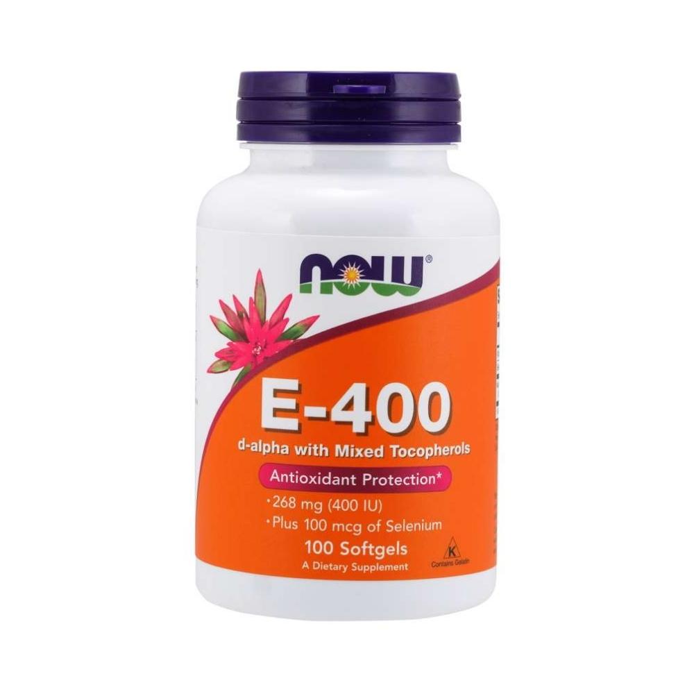 Now Foods E-400 DA 100 Soft Gels Antioxidants / CoQ-10 Now Foods 
