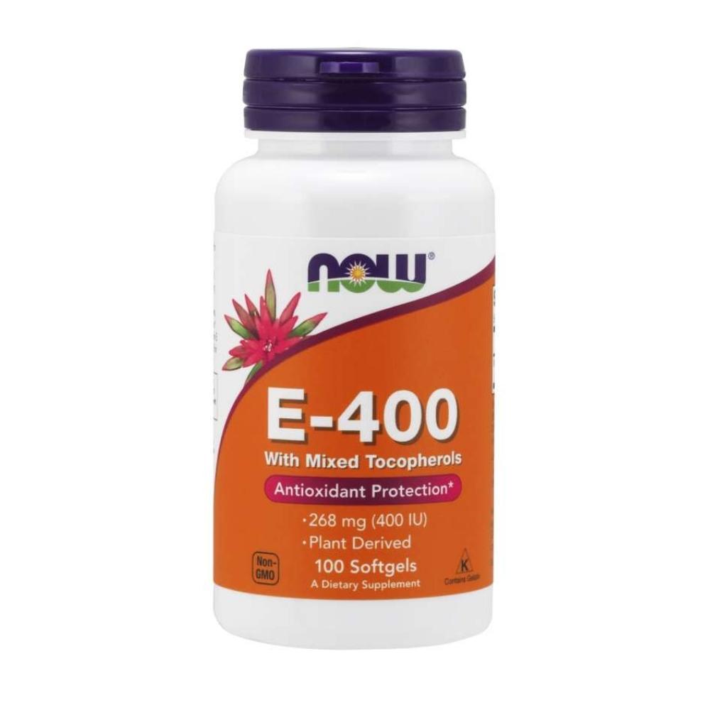 Now Foods E-400 Mixed Tocopherols 100 Soft Gels Now Foods 