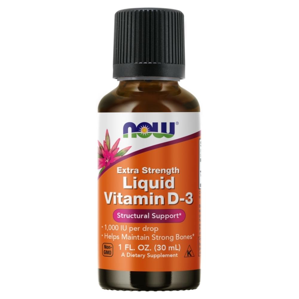 Now Foods Extra Strength Liquid Vitamin D-3 Vitamins Now Foods 