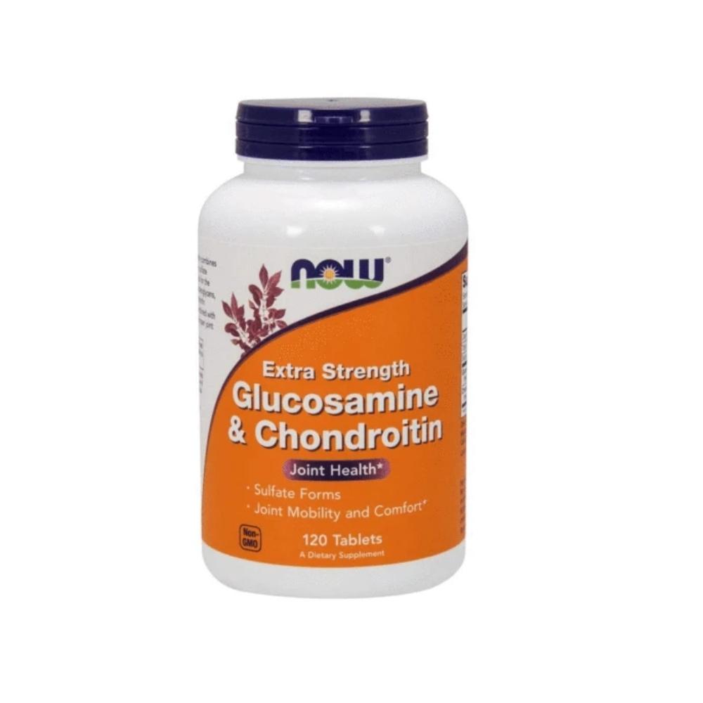 Now Foods Glucosamine & Chondroitin 2X 750/600 Mg 120 Tablets Now Foods 