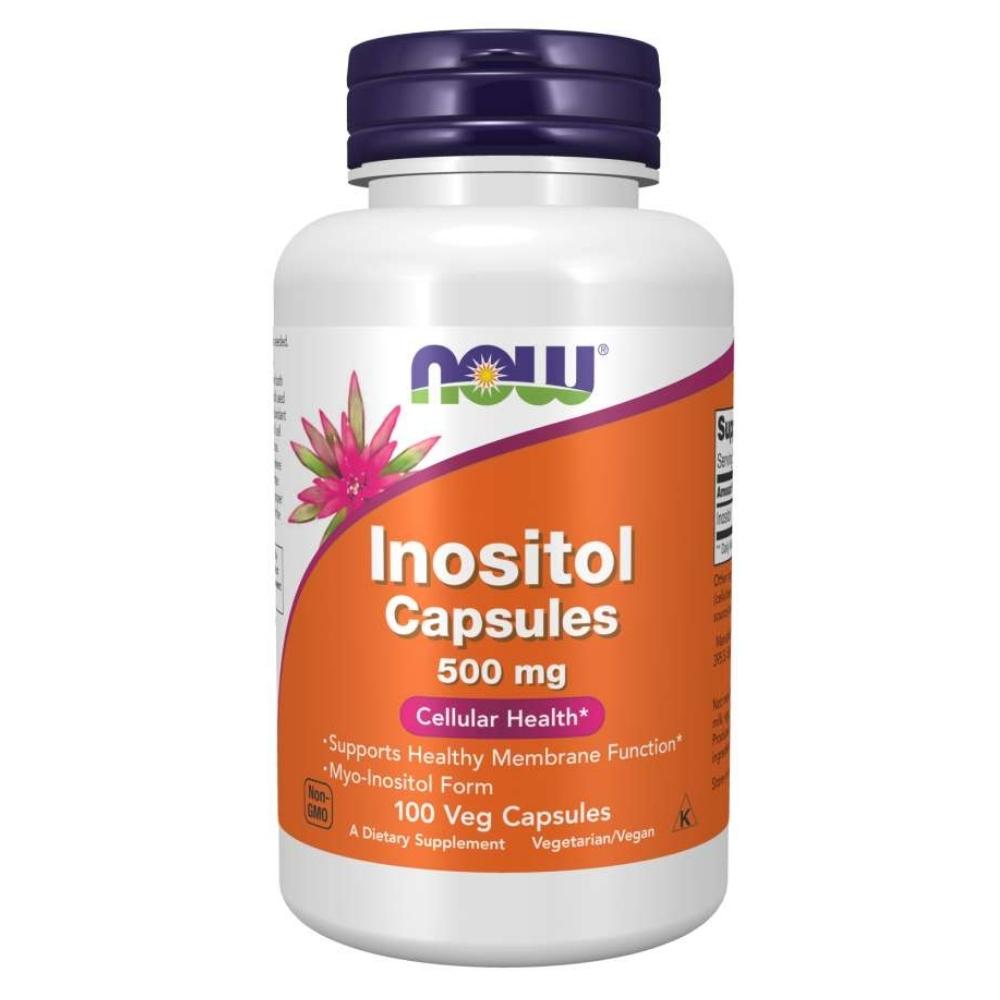 Now Foods Inositol 500 Mg 100 Capsules Vitamins Now Foods 