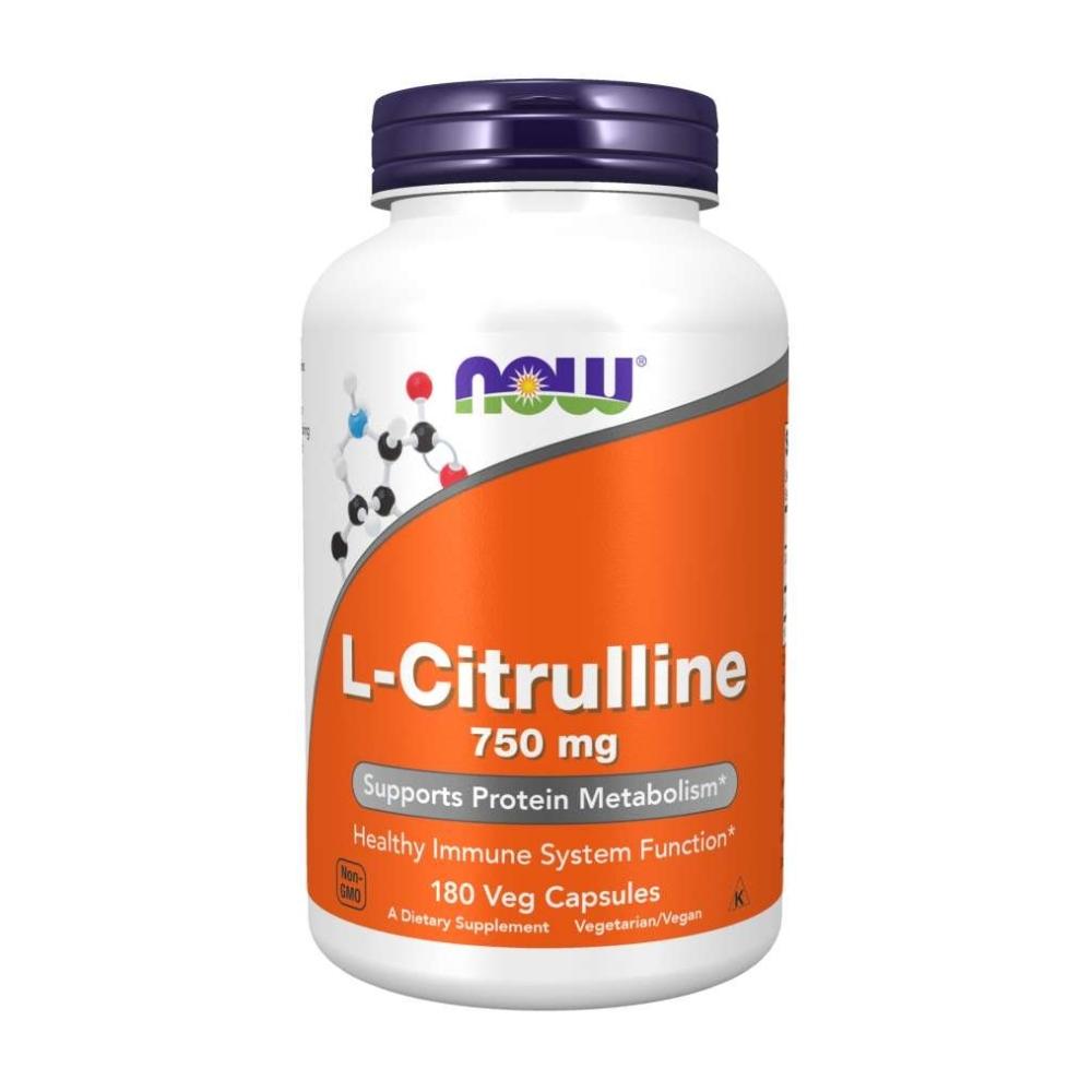 Now Foods Citrulline 750 Mg 180 Capsules Amino Acids Now Foods 