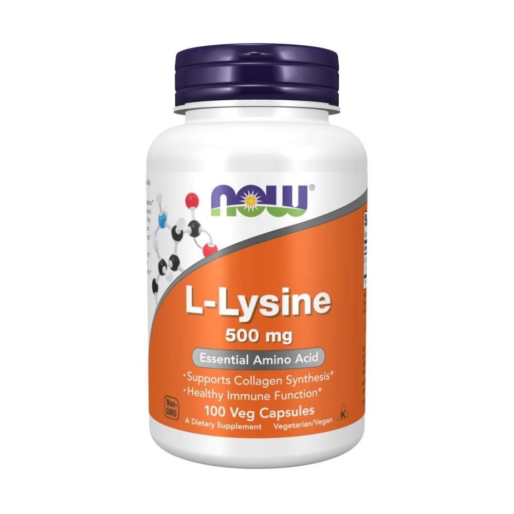 Now Foods L-Lysine 500 Mg 100 Capsules Now Foods 