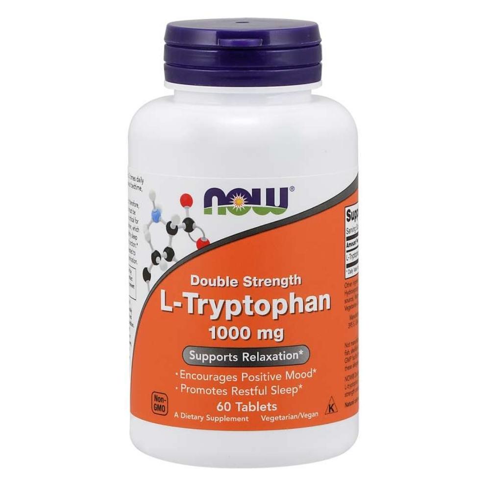 Now Foods L-Tryptophan 1000 Mg 60 Tablets Now Foods 