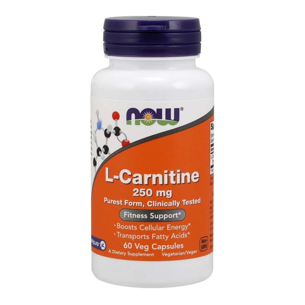 Now Foods Carnitine 250 Mg 60 Capsules Now Foods 