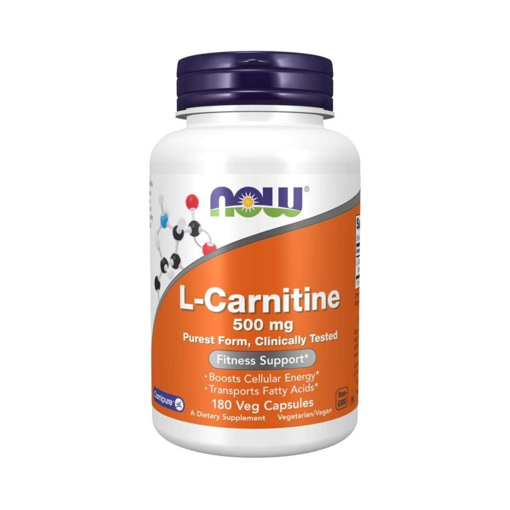 Now Foods Carnitine 500 Mg 180 Vegetable Capsules Now Foods 