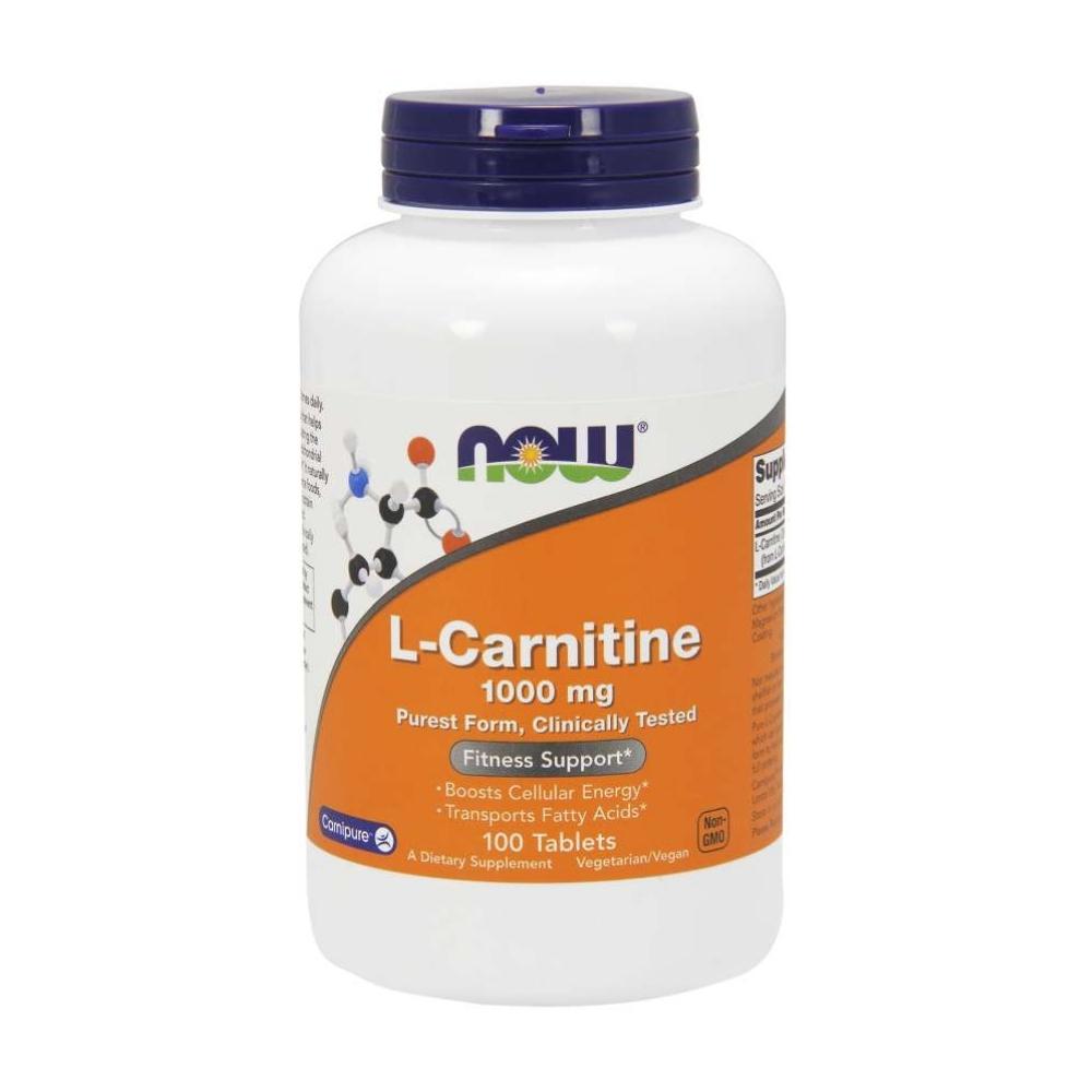 Now Foods Carnitine Tartrate 1000 Mg 100 Tablets Now Foods 