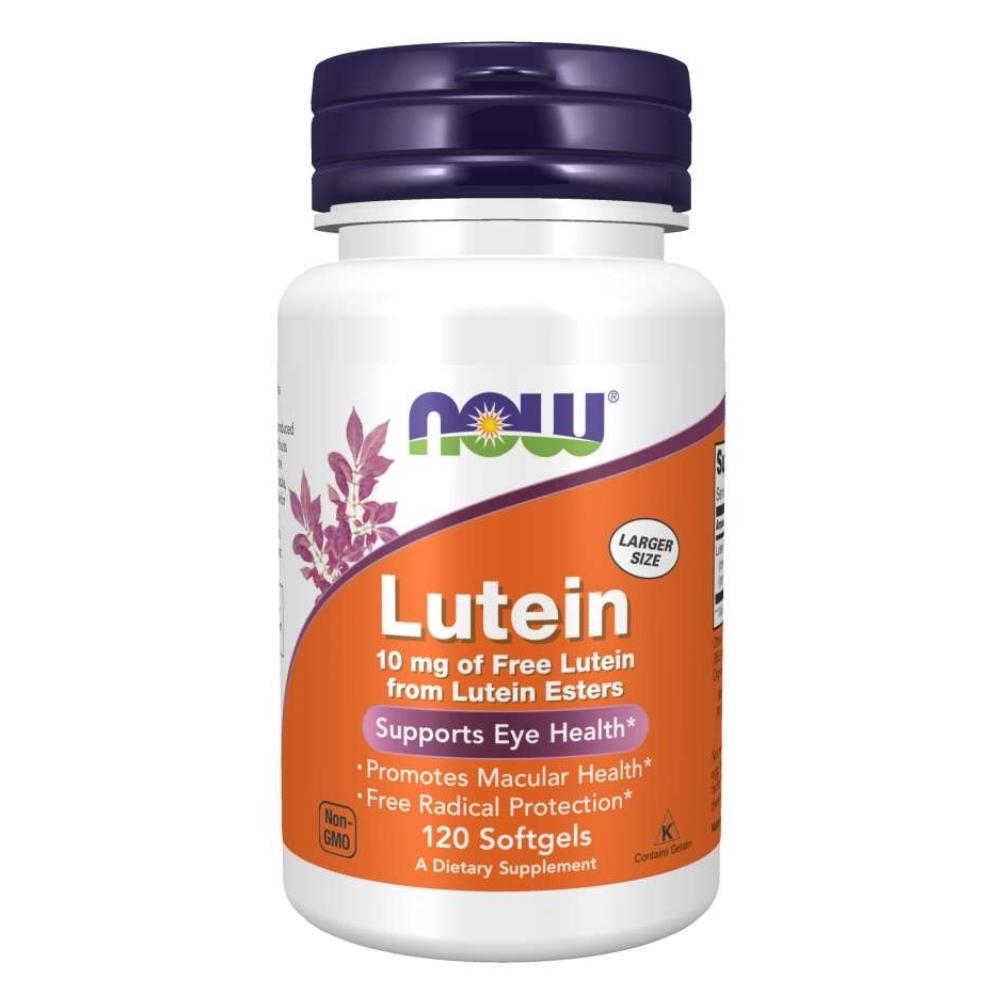 Now Foods Lutein 10 Mg (From Esters) 120 Soft Gels Now Foods 