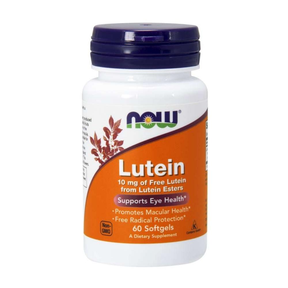 Now Foods Lutein 10 Mg (From Esters) 60 Soft Gels Antioxidants / CoQ-10 Now Foods 
