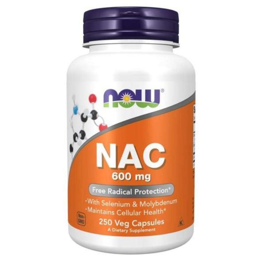 Now Foods NAC 600mg 250 Vege Caps Now Foods 