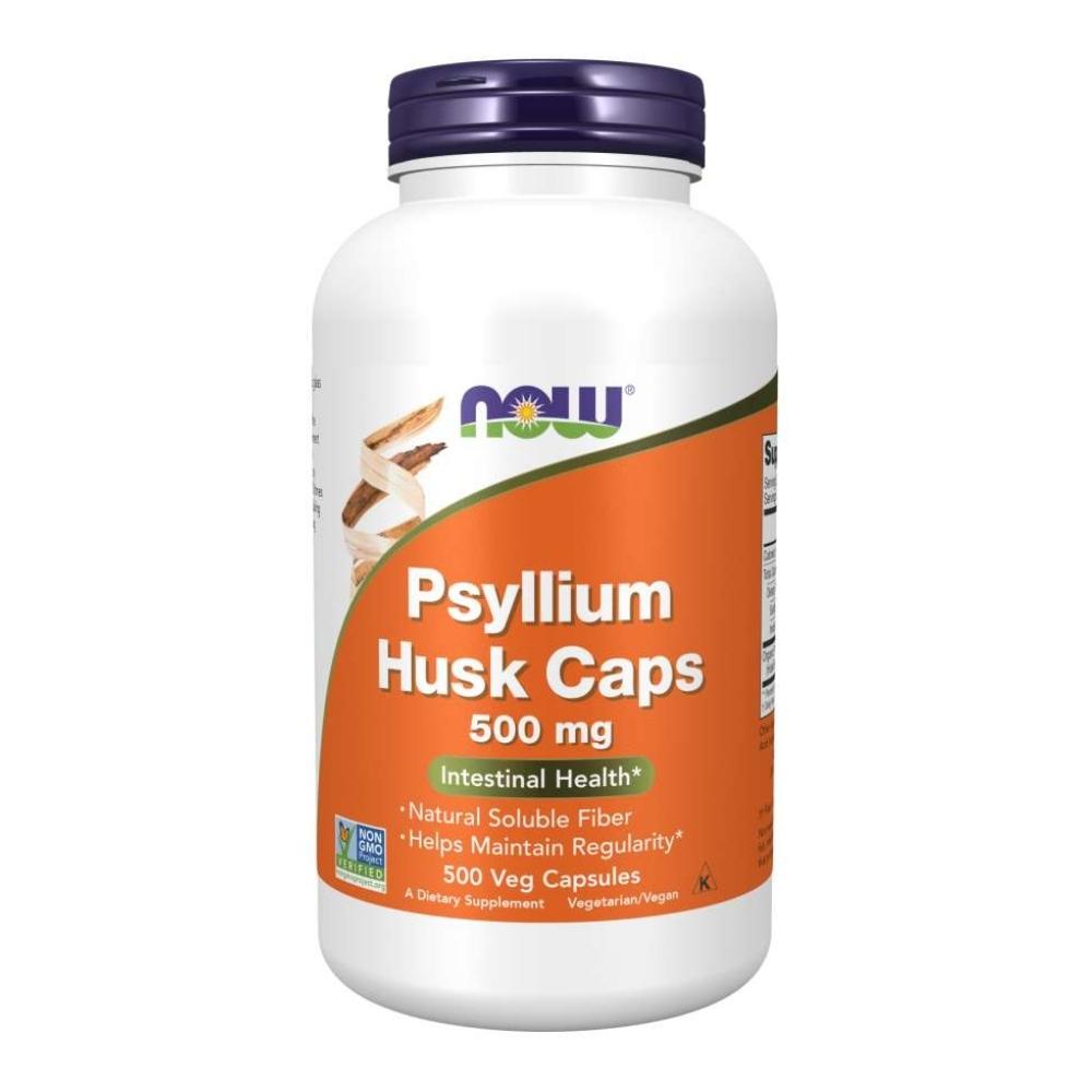 Now Foods Psyllium Husk Caps 500mg 500 Caps Digestive Health / Probiotics Now Foods 