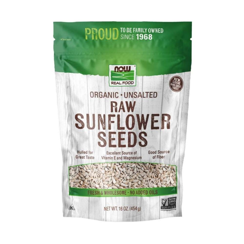Now Foods Sunflower Seeds Raw Hulled Unsalted 16 oz Foods & Snacks Now Foods 