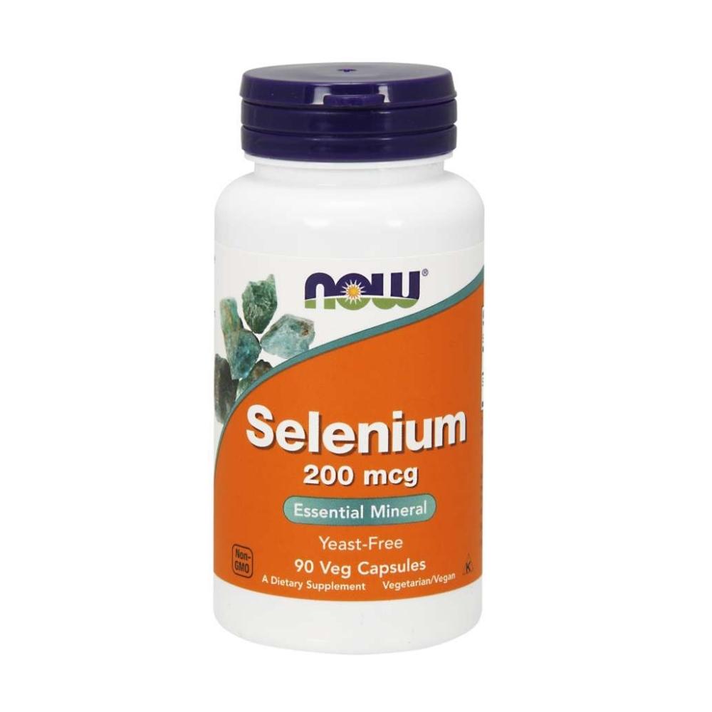 Now Foods Selenium 200 Mcg 90 Vegetable Capsules Minerals Now Foods 