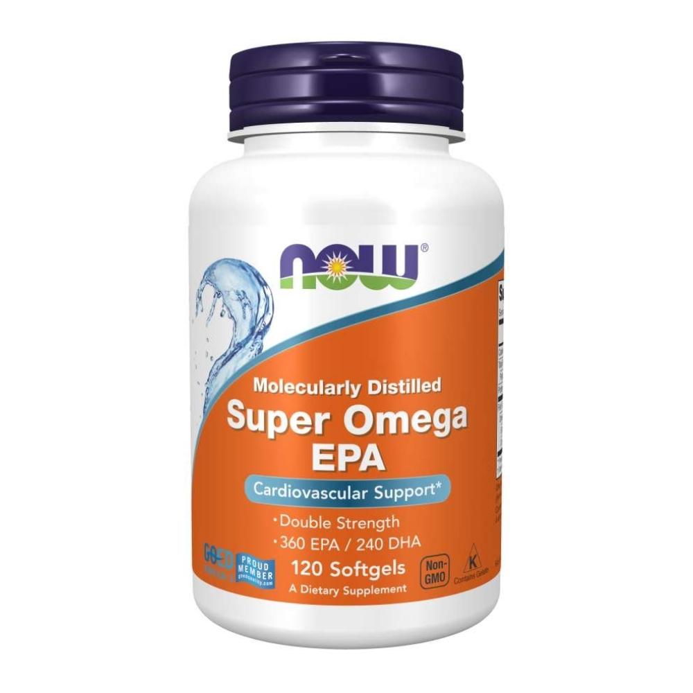 Now Foods Super Omega EPA 1200 Mg 360/240 120 Softgels Omega Fatty Acids / EFAs Now Foods 