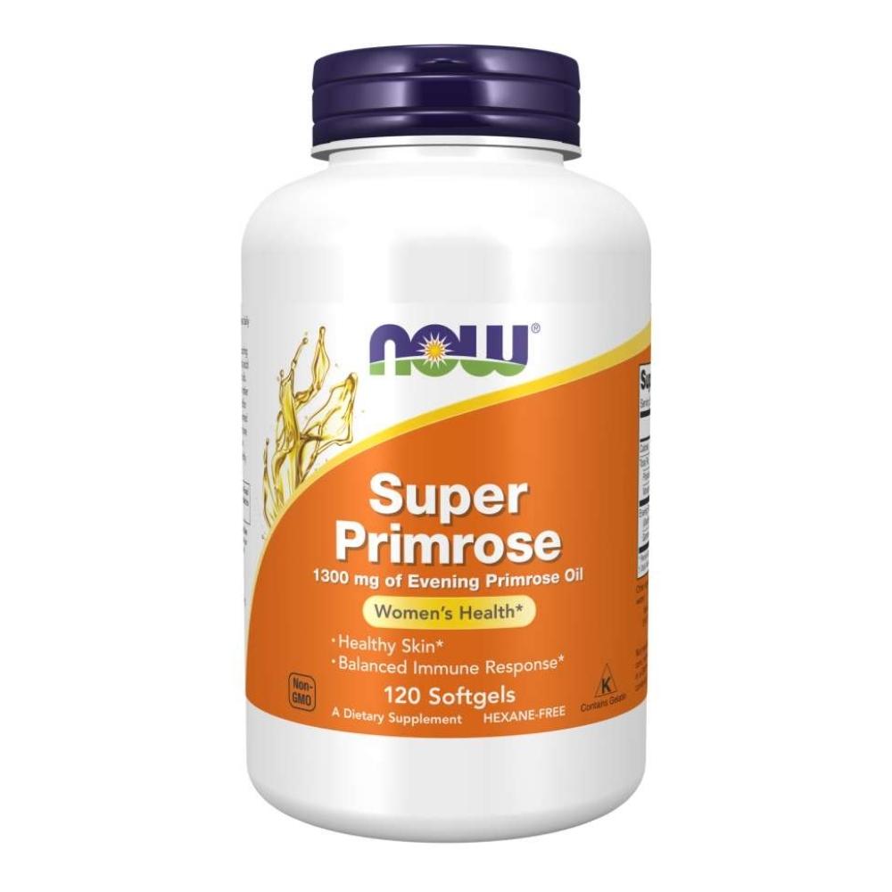 Now Foods Super Primrose 1300mg 120 Gels Personal Care Now Foods 