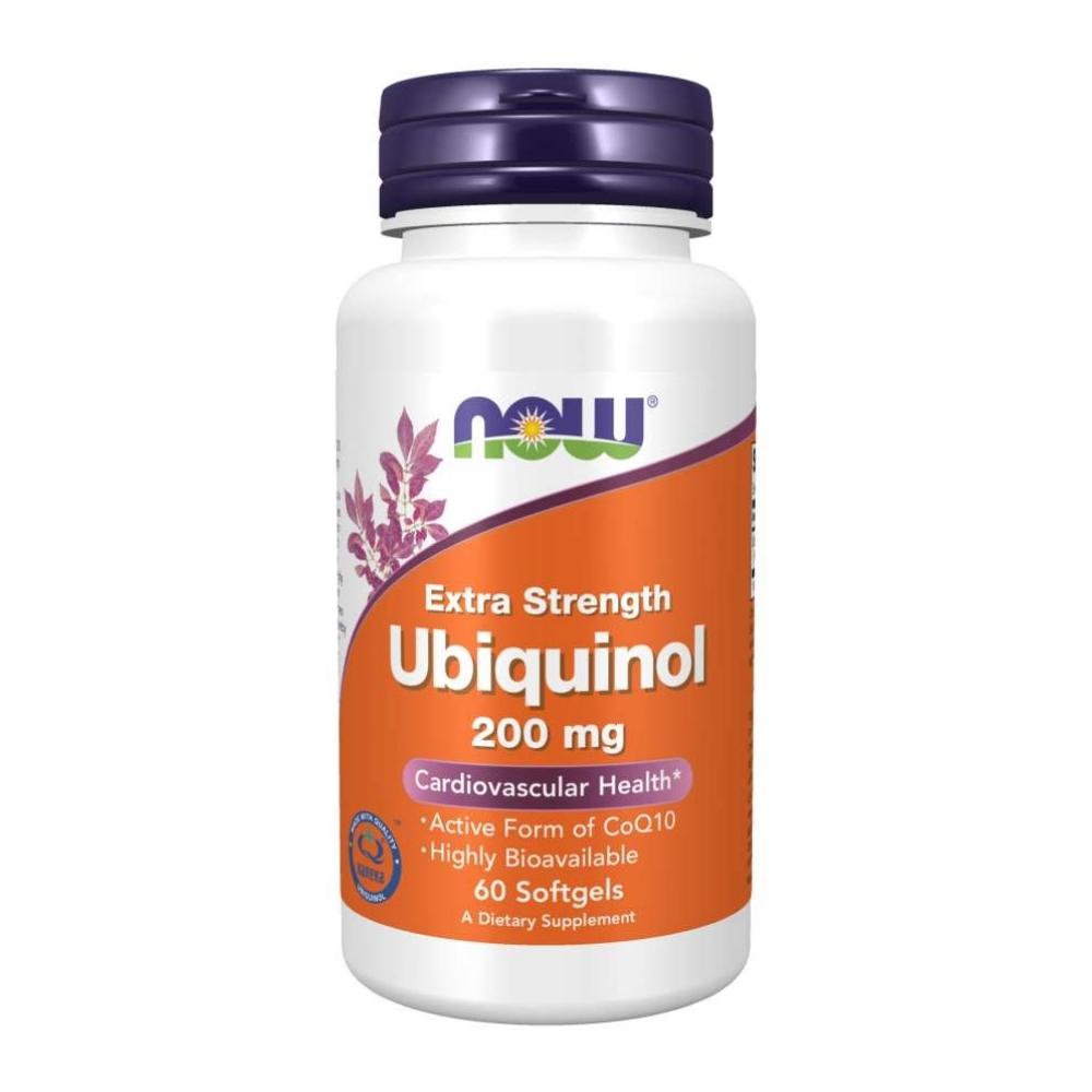 Now Foods Ubiquinol 200 Mg 60 Softgels Antioxidants / CoQ-10 Now Foods 