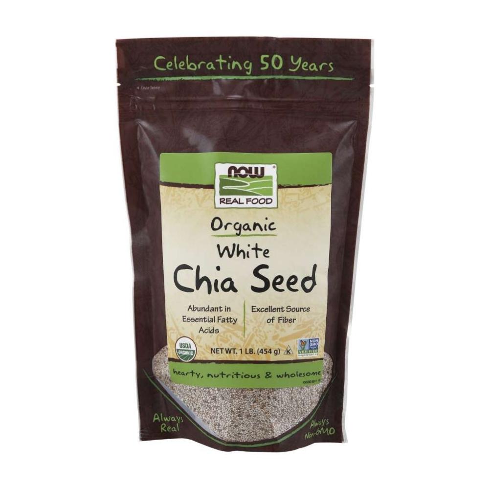 Now Foods White Chia Seeds 1 Lb Foods & Snacks Now Foods 