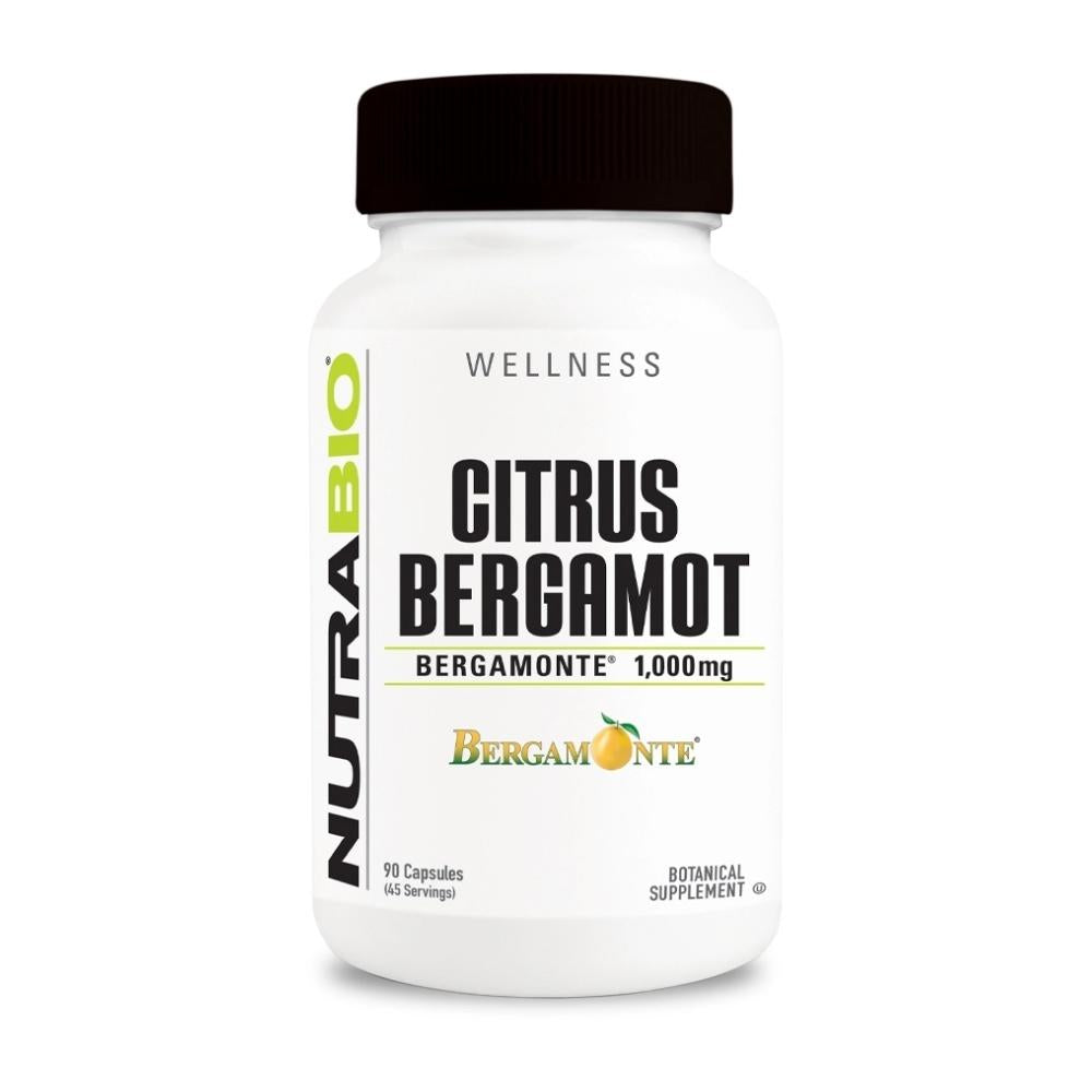 Nutrabio Citrus Bergamot 1000mg 90 Veggie Capsules Herbs NutraBio 