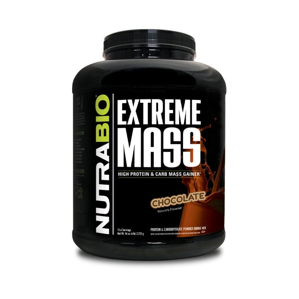 NutraBio Extreme Mass 6lb Meal Replacement Powders NutraBio Chocolate 