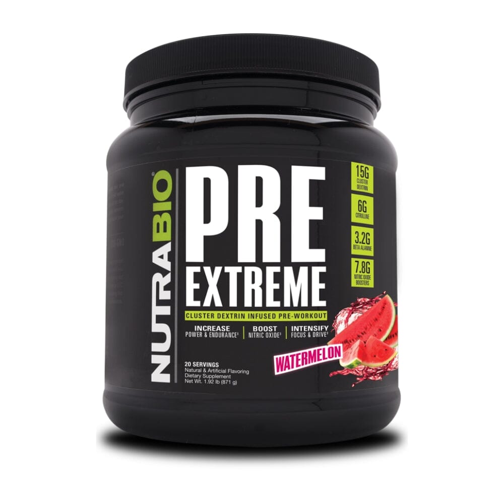 NutraBio Pre Extreme 20/Servings Pre-Workouts NutraBio Watermelon 