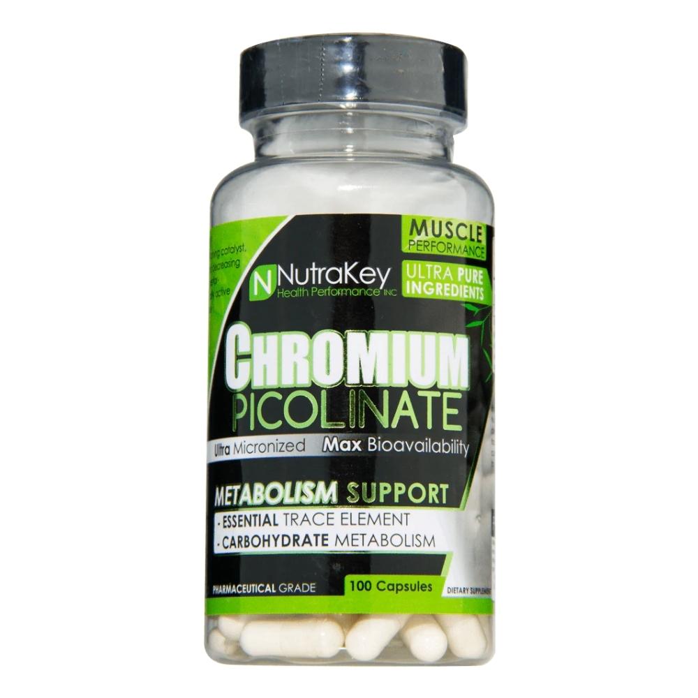 NutraKey Chromium Picolinate 200mcg 100 Capsules Vitamins & Minerals Nutrakey 