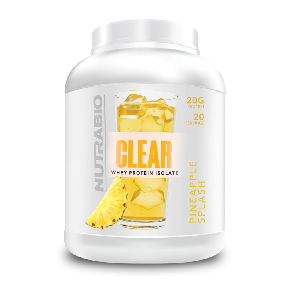 NutraBio Clear Isolate 20/sv Protein Powders NutraBio Pineapple Splash  (4609921089601)