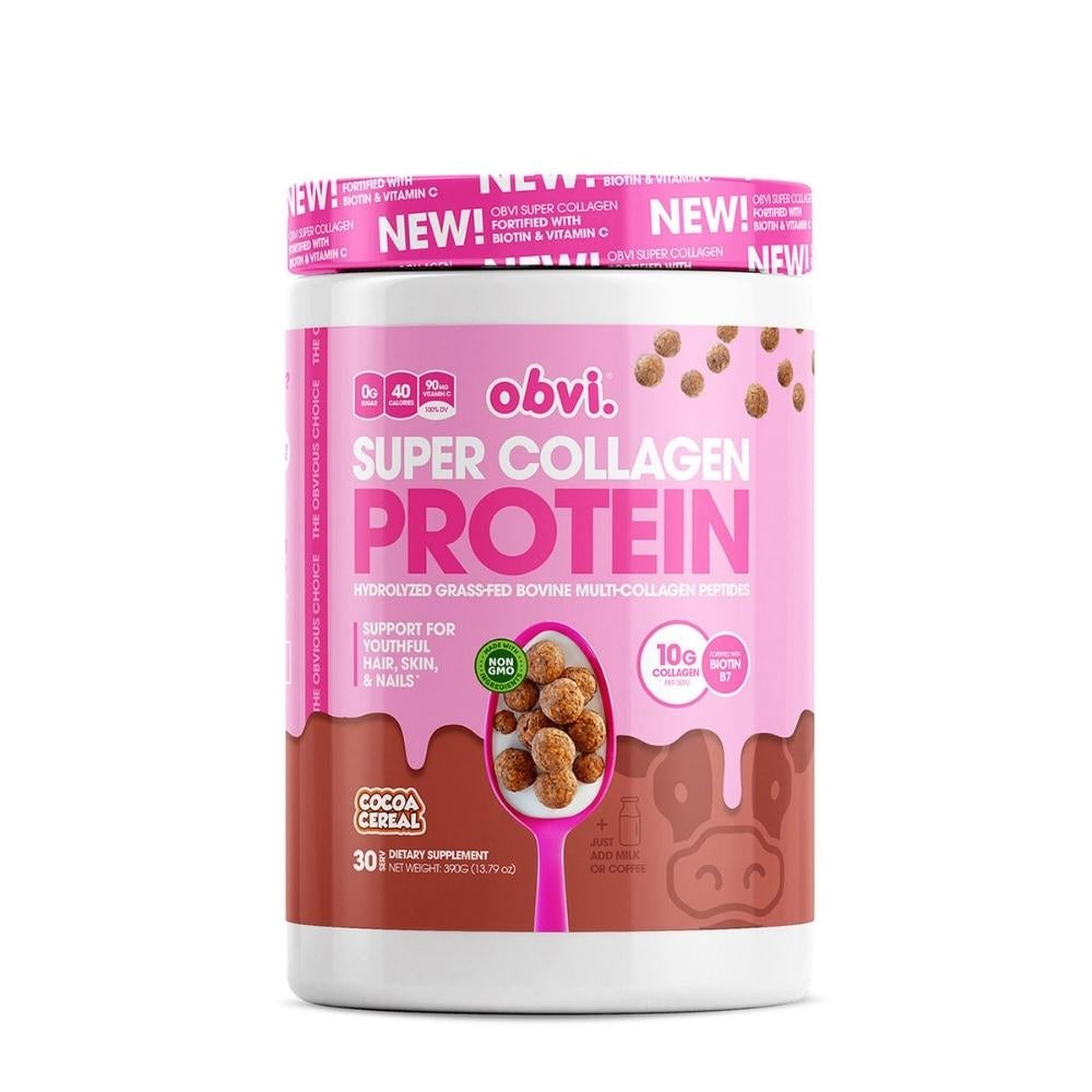 Obvi Super Collagen Protein 30 Servings Protein Powders Obvi Cocoa Cereal 