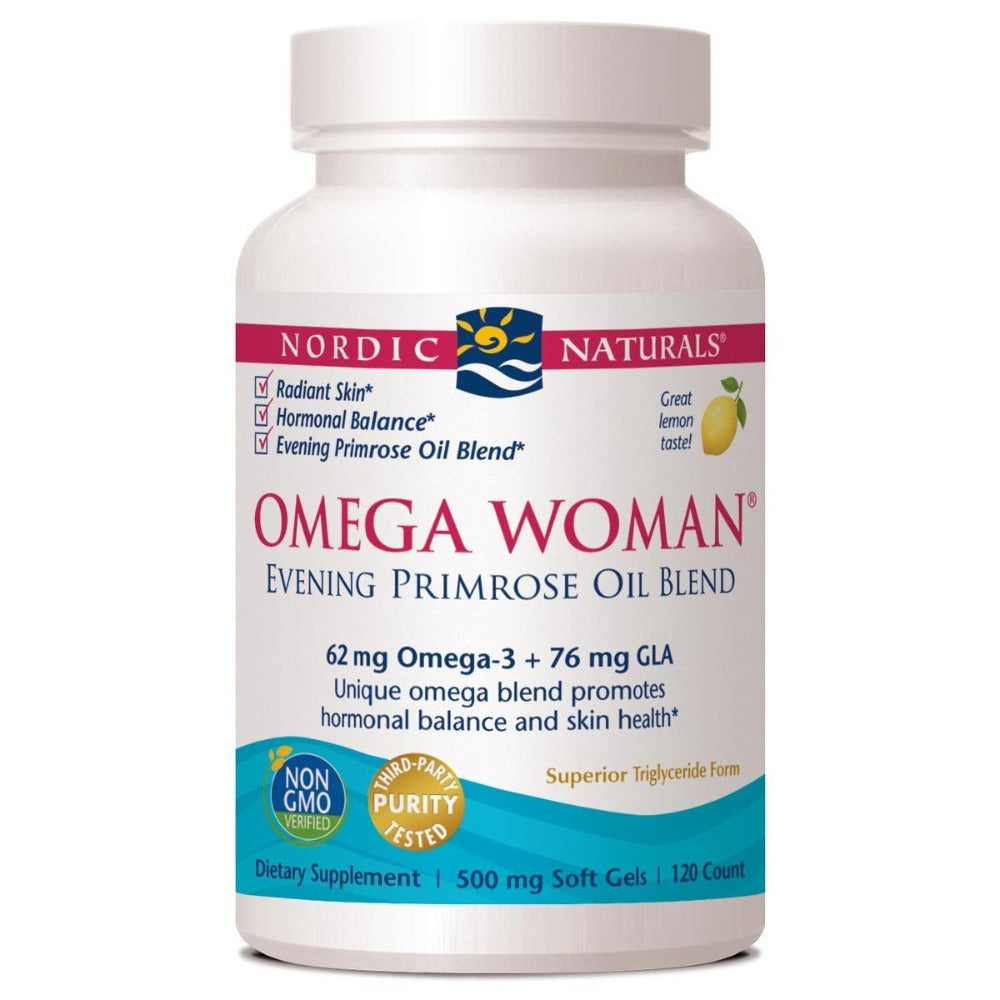 Nordic Naturals Omega Woman 120 SoftGels Omega Fatty Acids / EFAs Nordic Naturals  (1058016854059)