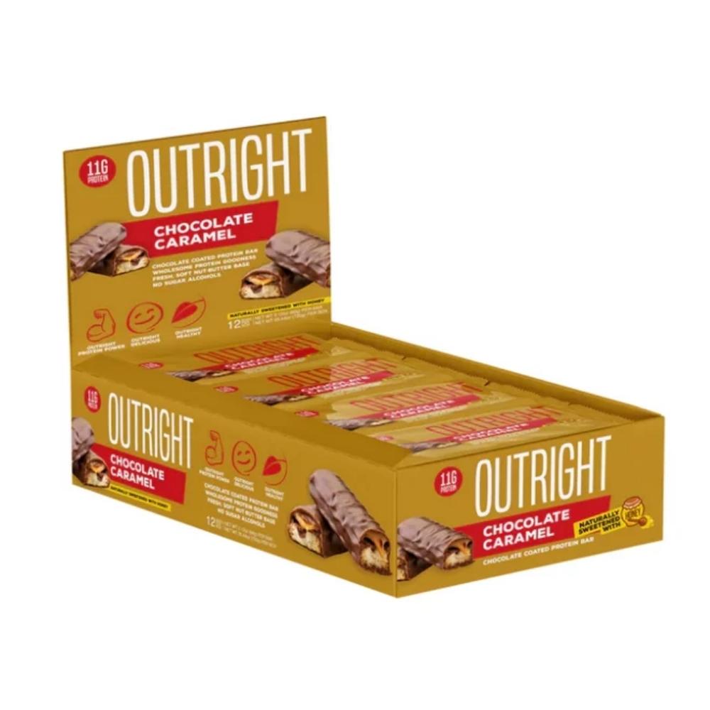 MTS Nutrition Outright Bar 12 Pack Bars MTS Nutrition Chocolate Caramel 