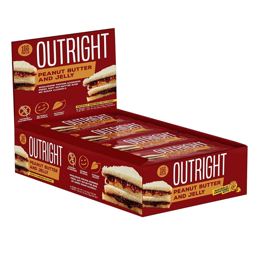 MTS Nutrition Outright Bar 12 Pack Bars MTS Nutrition Peanut Butter and Jelly 