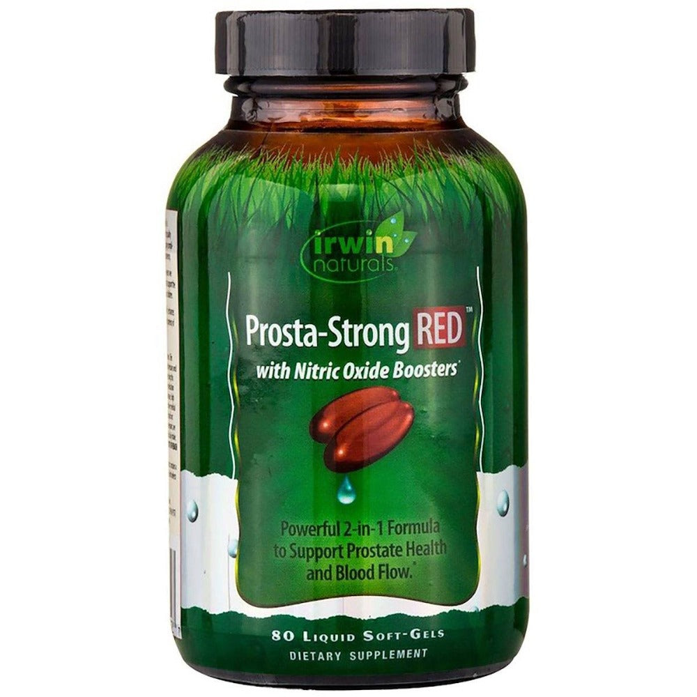 Irwin Naturals Prosta-Strong Red 80 Gels Sexual Support Irwin Naturals  (1059231662123)