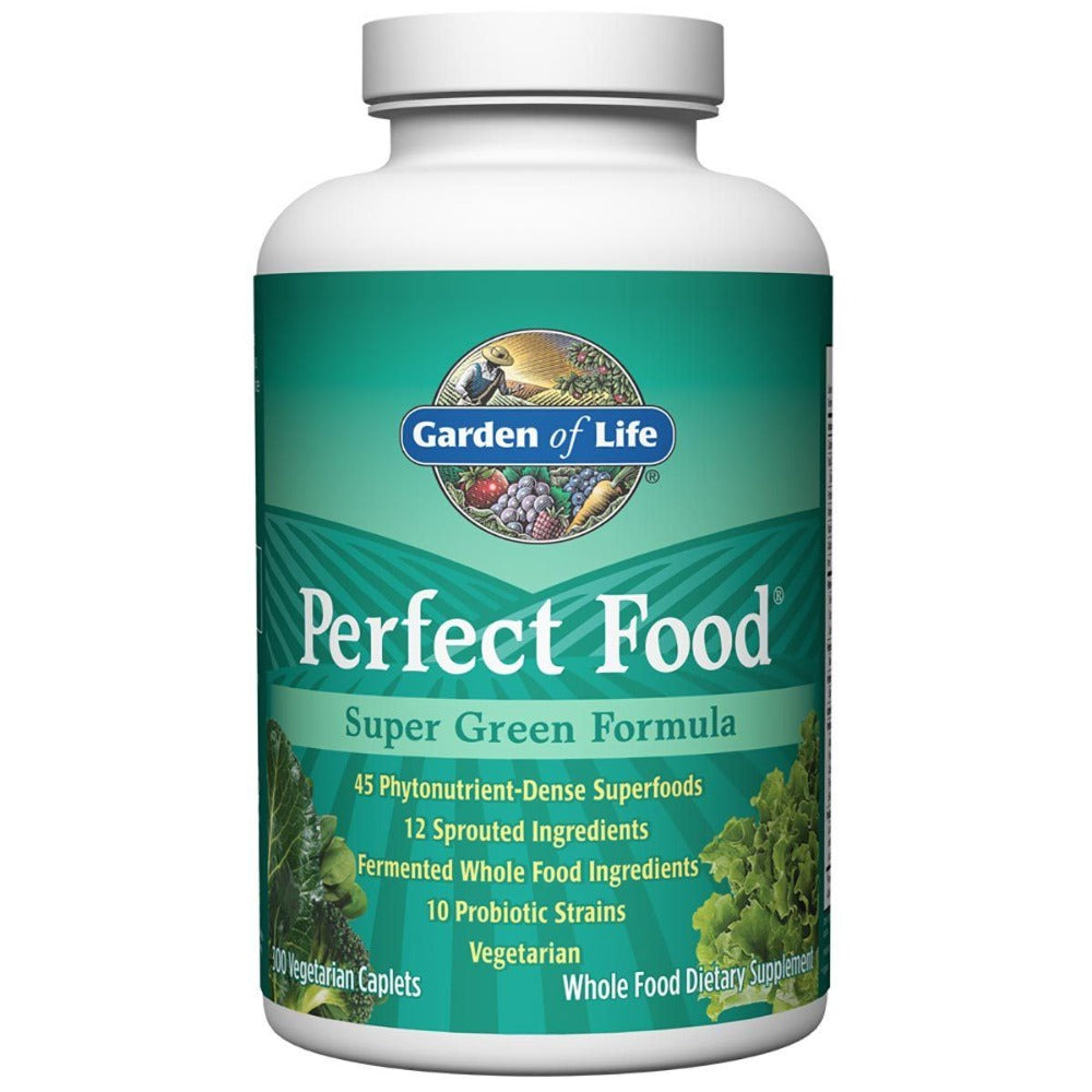 Garden of Life Perfect Food Super Green Formula 300 Caplets Greens / Super Foods Garden of Life  (1057991196715)