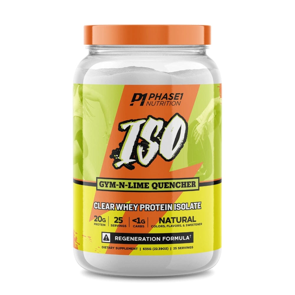 Phase One Nutrition Iso Clear Whey 25 Servings Protein Powders Phase One Nutrition Gym-N-Lime Quencher 