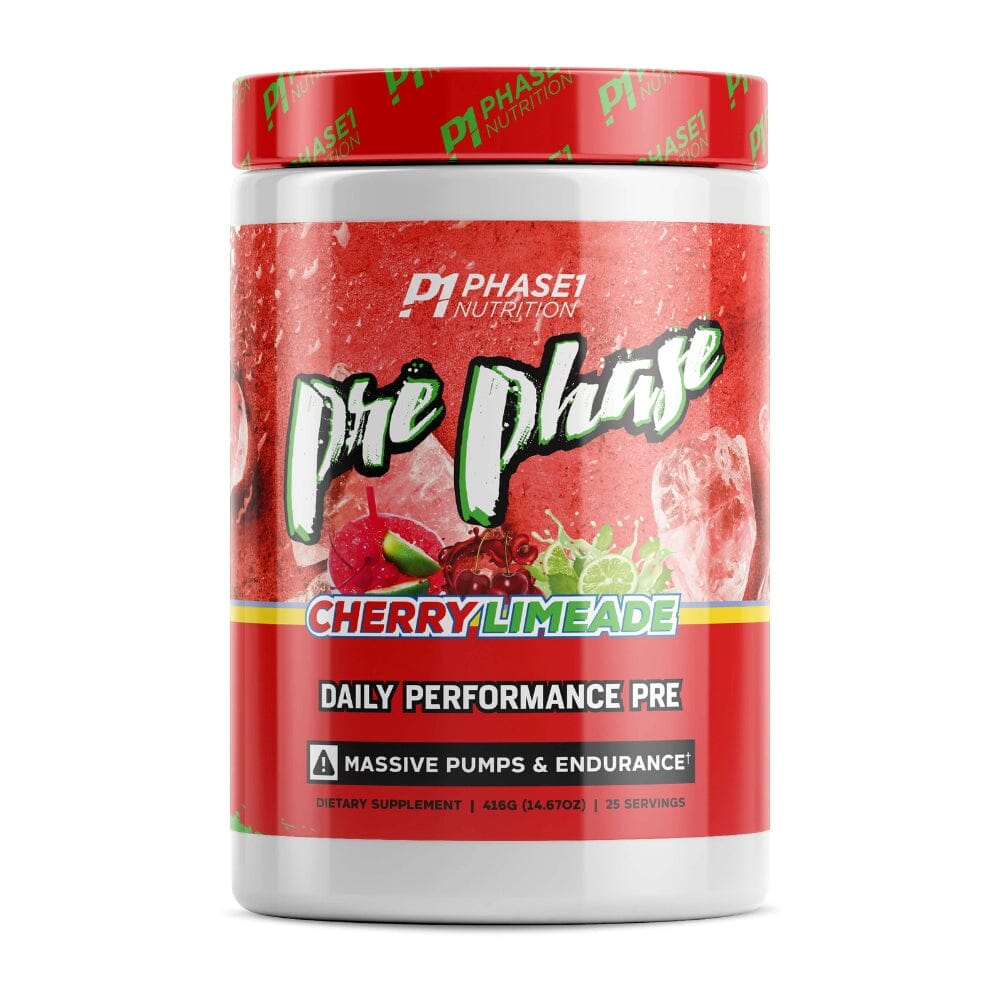 Phase One Nutrition PrePhase 30 Servings Pre-Workouts Phase One Nutrition Cherry Limeade 
