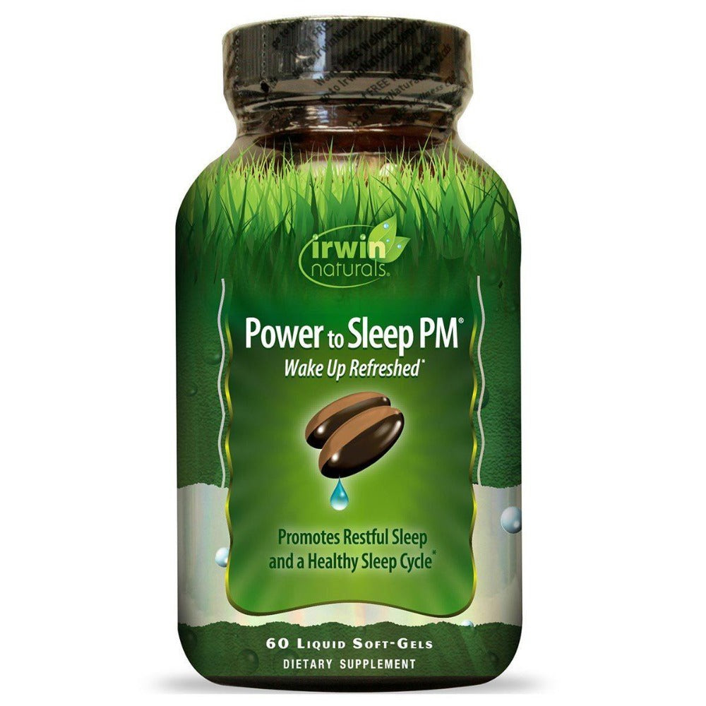 Irwin Naturals Power to Sleep PM 60 Gels Sleep Aid Irwin Naturals  (1058841526315)