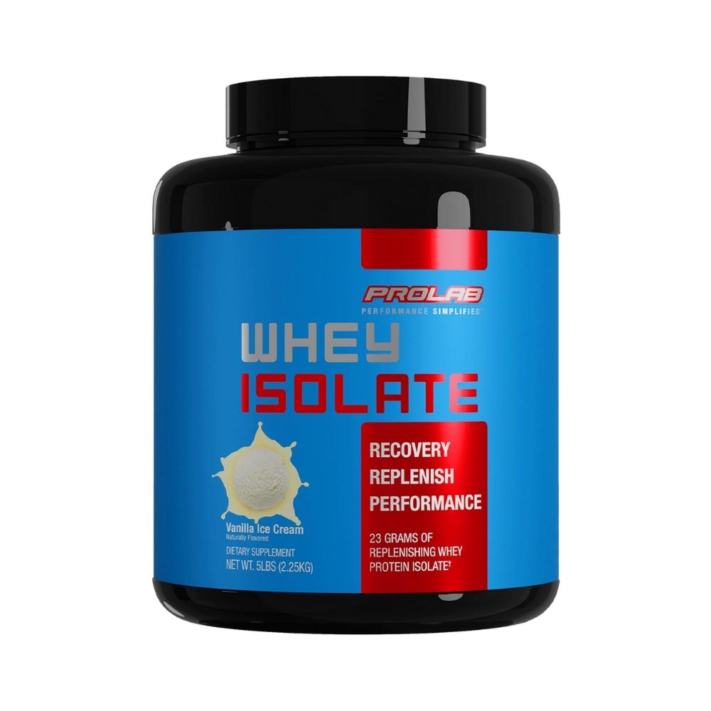ProLab Whey Isolate 5lb Protein Powders Prolab Vanilla Ice Cream 