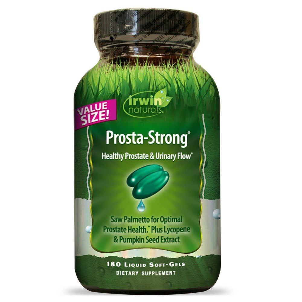 Irwin Naturals Prosta-Strong 180 Liquid Soft Gels Irwin Naturals  (1058707931179)