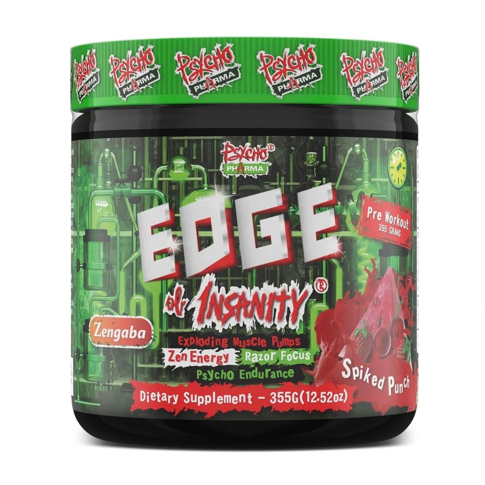 Psycho Pharma Edge of Insanity 25 Servings Pre-Workouts Psycho Pharma Spiked Punch 