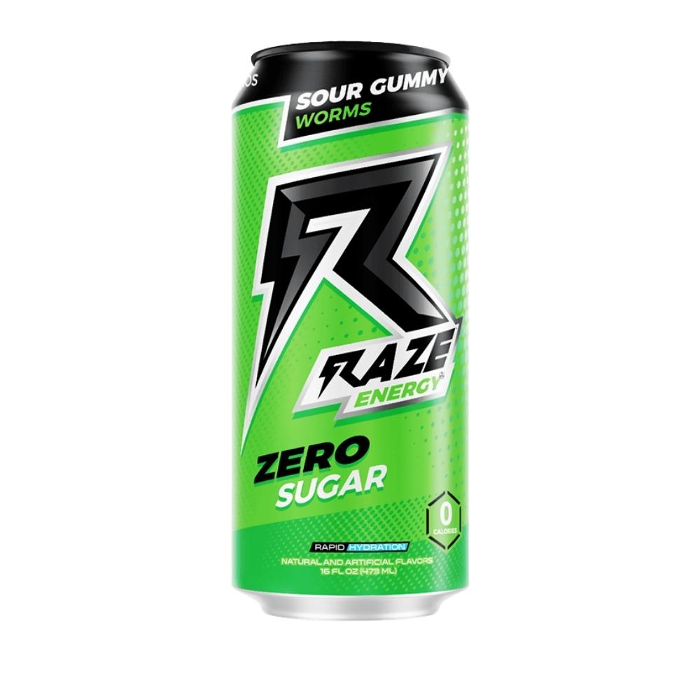 REPP Sports Raze Energy 12/Case Drinks REPP SPORTS Sour Gummy Worms 