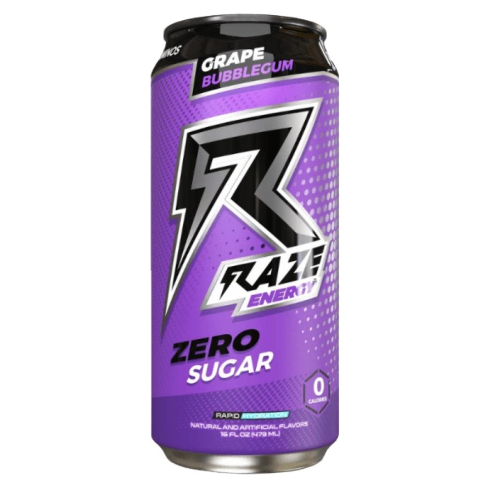 REPP Sports Raze Energy 12/Case Drinks REPP SPORTS Grape Bubblegum 
