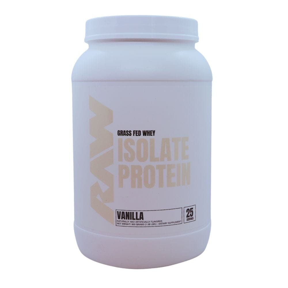 RAW Protein 25 Servings Protein Powders Raw Vanilla Milkshake 