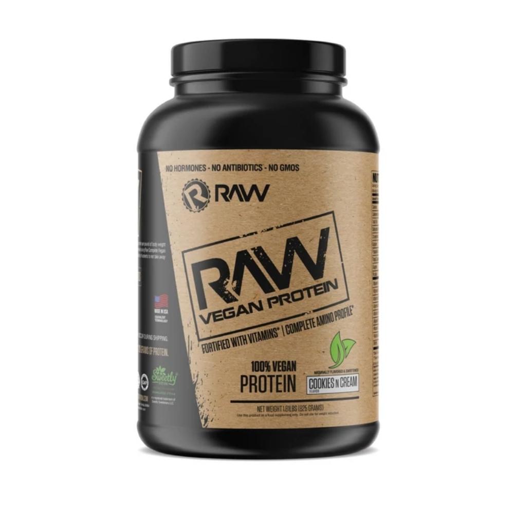 RAW Vegan Protein 25/sv Protein Powders Raw Cookies and Cream 