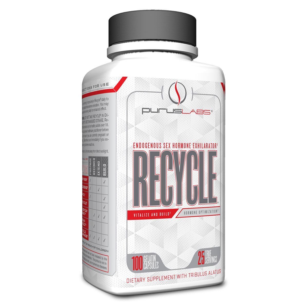 Purus Labs Recycle 100 Caps Testosterone Boosters Purus Labs  (1058838052907)