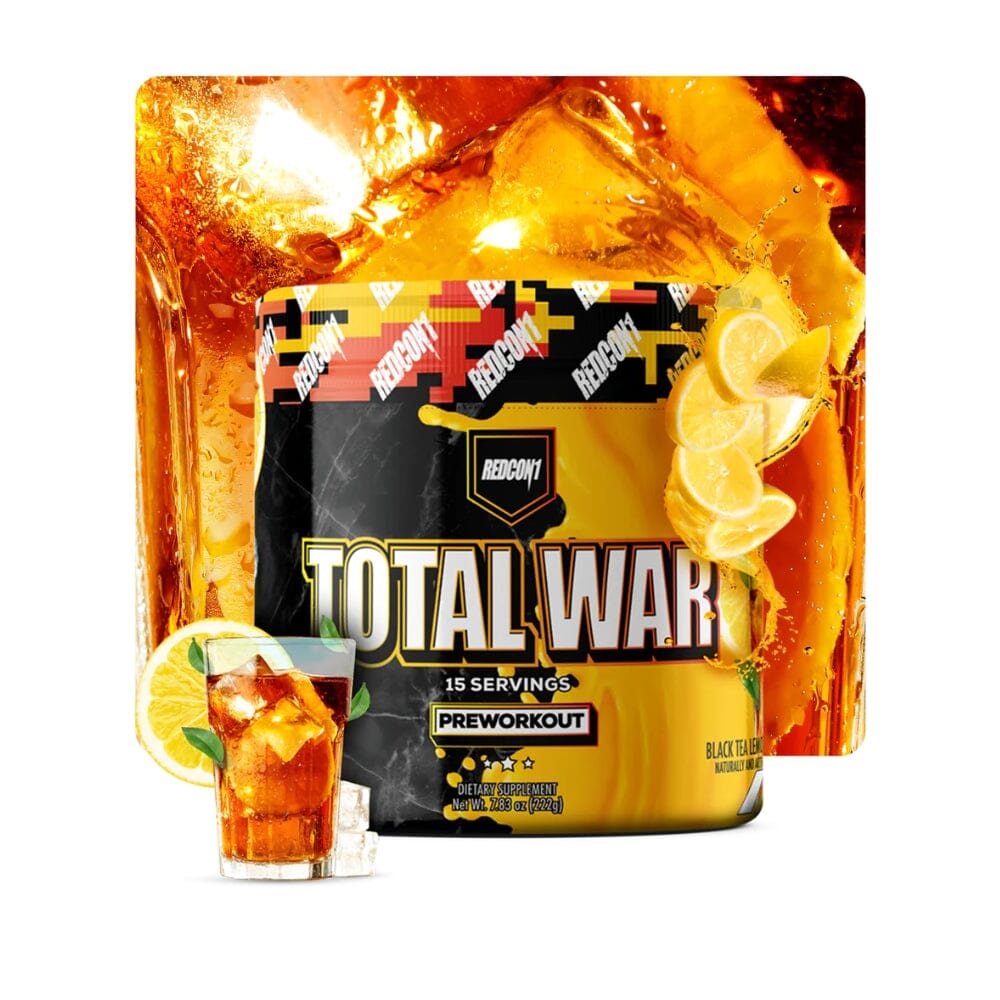 Redcon1 Total War 15 Servings Black Tea Lemonade Pre-Workouts Redcon 1 