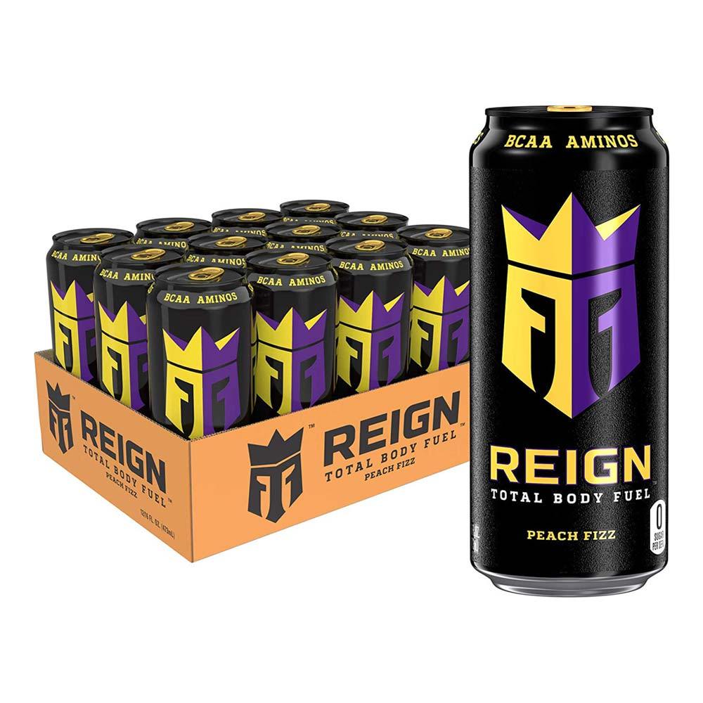 Monster Reign 12/Case Drinks Monster Peach Fizz  (4265068036139)