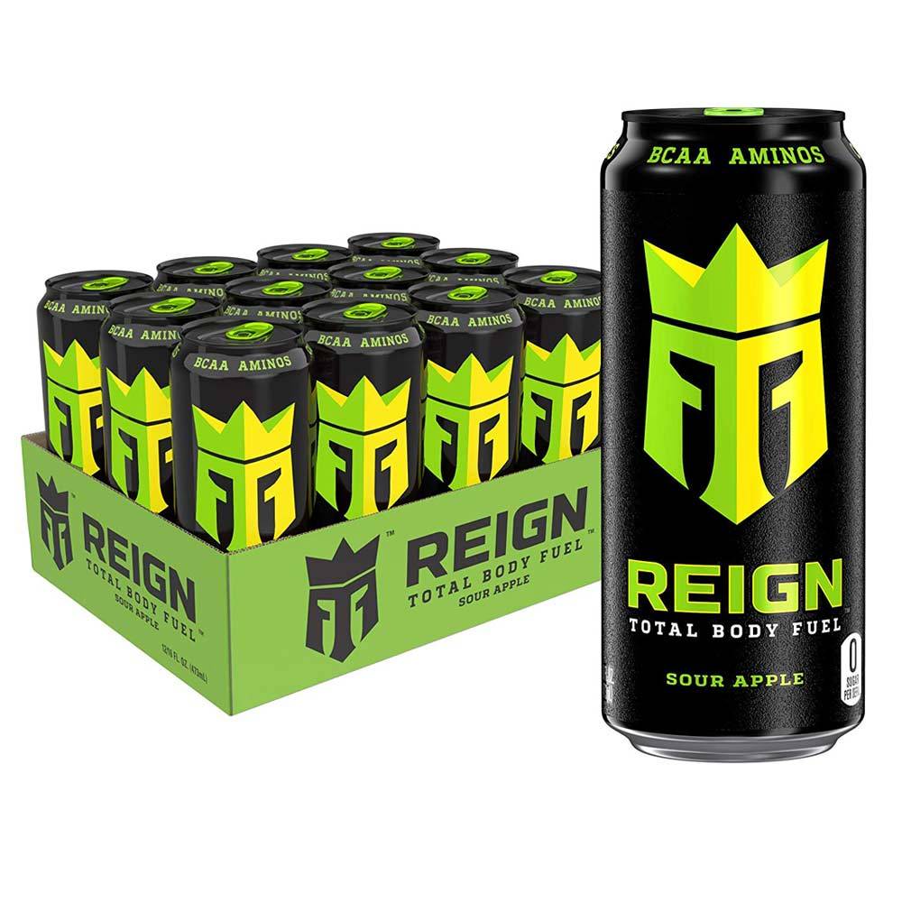 Monster Reign 12/Case Drinks Monster Sour Apple  (4265068036139)