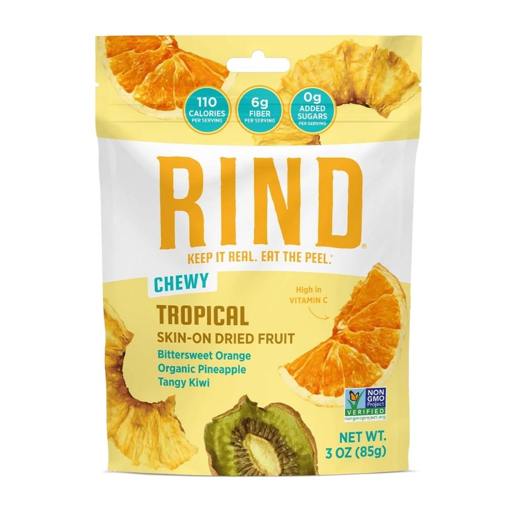 Rind Snacks Dried Fruit 3oz Foods Juices Rind Snacks Tropical 